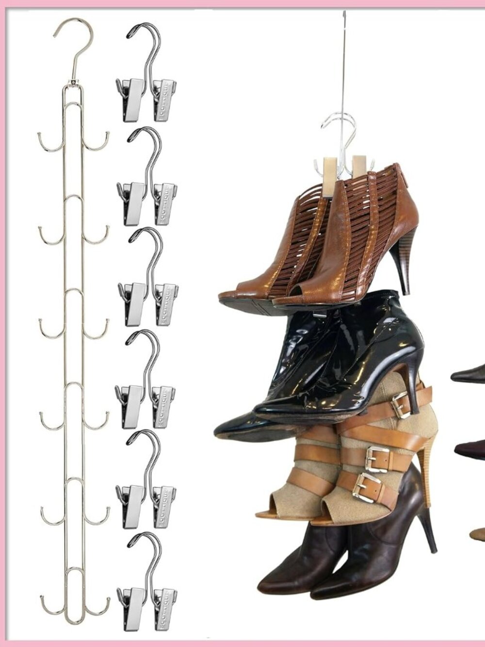 Boottique Boot and Purse  Hanger Organizer